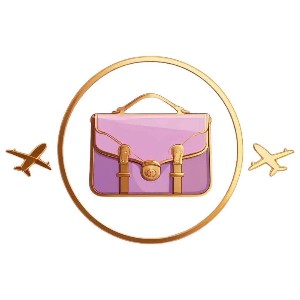 ladies travel bags logo